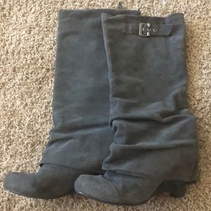 Dark Grey Boots